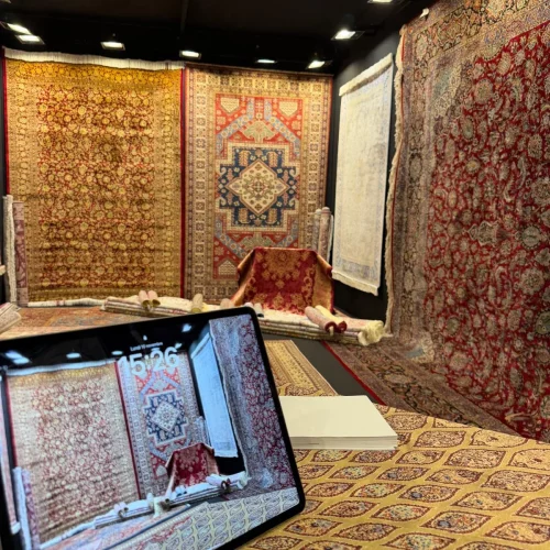 Exposition foire tapis ancien